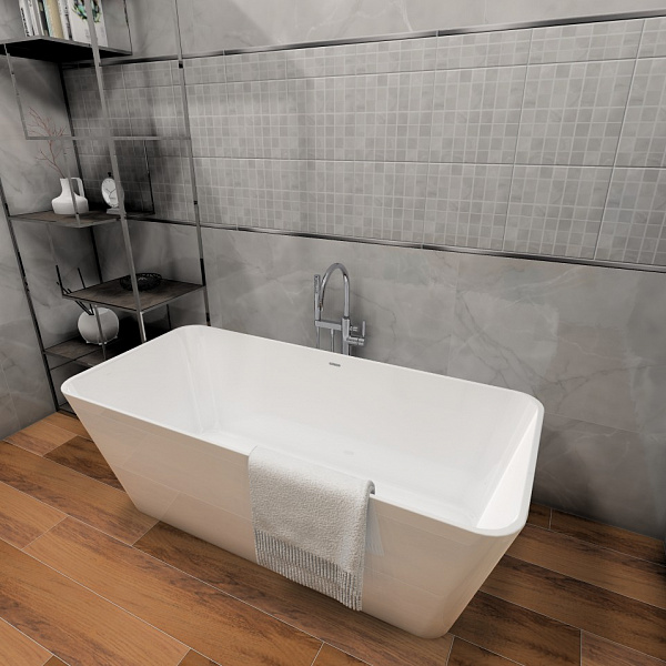 Ванная комната 2,5x2м Armani Gris, полы Docato Pine2